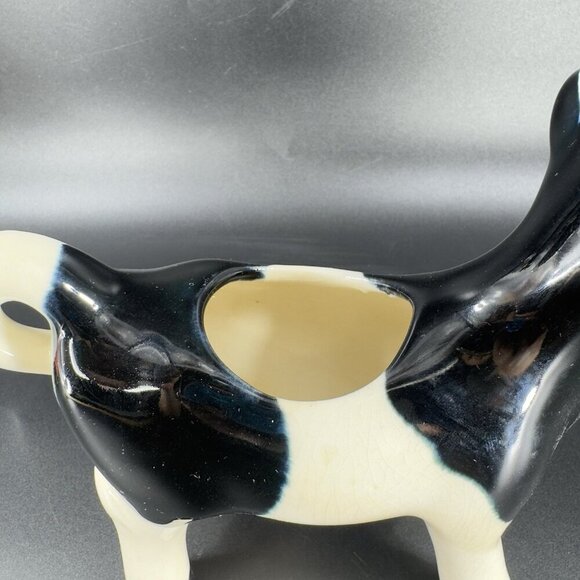 Vintage Cow Creamer Black and White Ceramic Mug Whimsical Houseware Decor VTG - Picture 6 of 14